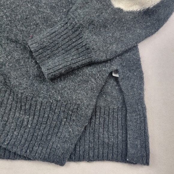 Madewell dotted Bartlett vneck pullover sweater merino wool & alpaca blend XXS - Picture 6 of 7